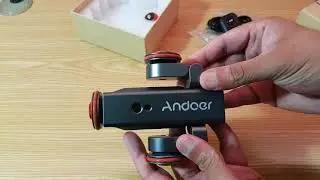 Andoer Motorized Slider Overview - Andoer L4 Autodolly with Wireless Remote