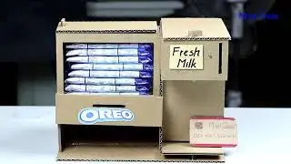 Wow! Amazing DIY OREO and Fresh Milk Vending Machine