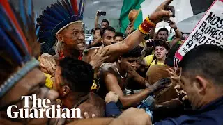 Protesters force their way into Cop30 climate summit