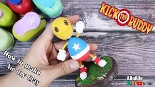 Clay figure/DIY┃kick the buddy:forever┃Game - Air dry Clay Tutorial