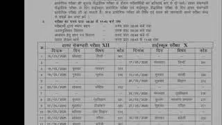 छत्तीसगढ़ राज्य ओपन स्कूल कक्षा10वी-12वी एग्जाम तिथि 2026/CG Open School 10th-12th Exam Time-Table 
