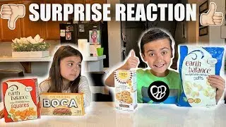 TOTALLY SURPRISED | Kids Surprise Reaction to Trying Vegan Snacks Foods | PHILLIPS FamBam Taste Test