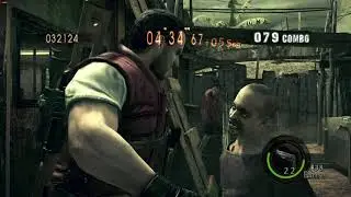 Resident Evil 5 The Mercenaries Barry 150 combo Public Assembly