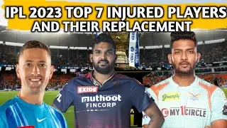 IPL 2023-Final List Of 7 Replacement Players & Their Teams #ipl2023