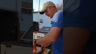 How to clean a crappie!