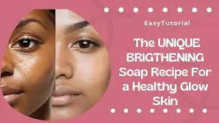 How to make Homemade TURMERIC SOAP to remove all stubborn darkspots and hyperpigmentations.