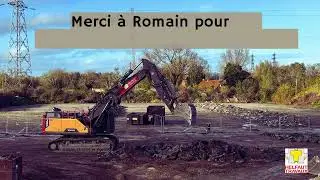D&eacute;molition de l'ancienne s&eacute;cherie &agrave; chicor&eacute;e de Grande Synthe par Helfaut Travaux.