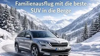Wintertrip mit der Familie | Škoda Kodiaq Scout #automobile #skoda 