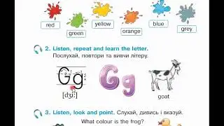 Англійська мова 1 клас Будна тема 3 урок 8