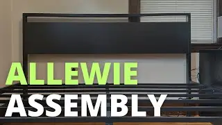 Allewie Platform Bed Frame with Wooden Headboard and Footboard Assembly | Trent Austin Metal Frame