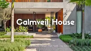 Inside the Calmveil House | A Minimalist House Design That Feels Like Silence