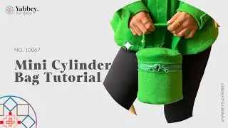 Mini Cylinder Bag Sewing Tutorial + Pattern Download