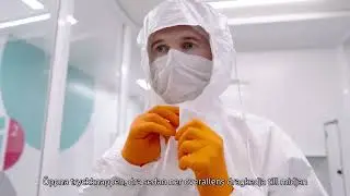 Avtagningsprocedur f&ouml;r renrum av klass A/B med Tyvek&reg; IsoClean&reg; IC 193
