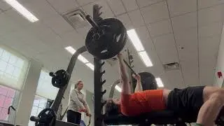 235 x 8 bench press