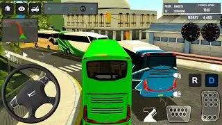 Indonesia Bus Game | Real Bus Driver Life and Highway Overtake Challenge ! Android gameplay !