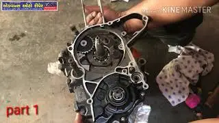 Hero Passion Pro Splendor HF Deluxe engine assembly part 1 #automobile #tools #repair #powertools #t