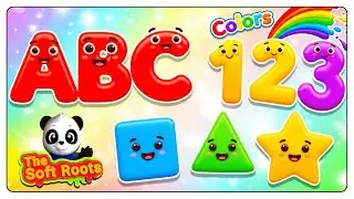 Preschool Learning activities for 3 year olds at home | Learn ABC Phonics Shapes Numbers Colors 🌈