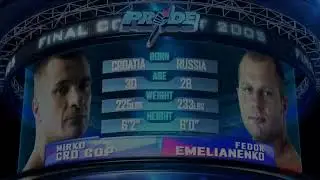 Fedor Emelianenko vs. Mirko Cro Cop Pride FC: Shockwave 2005