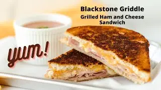 Сэндвич с ветчиной и сыром на гриле Blackstone Griddle