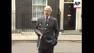UK: LONDON: PRIME MINISTER JOHN MAJOR'S REACTION TO US ATTACK ON IRAQ