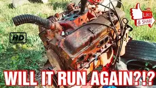 Can We Take This Stuck 350 SBC And Make It Run Again?!? #57CHEVY