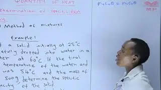 SPECIFIC HEAT CAPACITY OF SOLIDS