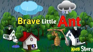 Brave Ant in the Rain 🌧 🐜 | Short Story