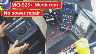MCI 525+ MEDIACOM Bluetooth speaker. No power repair