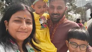 Cultural program on the occasion of Basant Panchami in society।। Kid's fun and activities in park