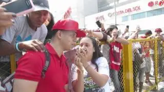 J Alvarez @ Llegada A Lima (Peru) (Mayo) (2013)