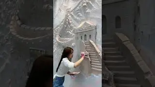 World Famous The Great Wall of China Of Painting 🎨