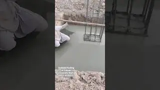 Isolated Footing of Column 🚧👷&zwj;♂️⛏️ #construction #footing #concrete