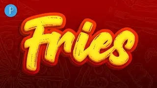 Pixellab Tutorial - Fries 3D Text Effect Tutorial on Pixellab smartphone Graphic Design.