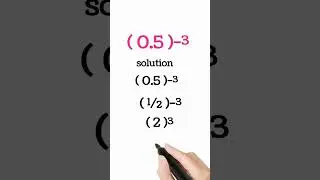 negative power // power tricks in maths // #powerrule#math#ytshortsvideo #tricks #ytshorts