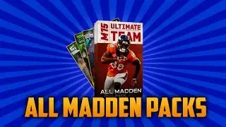 Madden 15 Ultimate Team All Madden Pack Opening 
