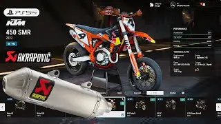 RIDE 5 | Building Brutal KTM 450 SMR Akrapovic For Race [4K PS5 Pro]