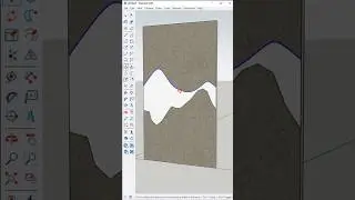 How to Make Curve Line Smoothly in SketchUp? #shorts #sketchup