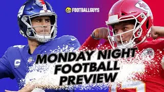 Monday Night Football Preview Week 8 || Footballguys || Fantasy Football 2021