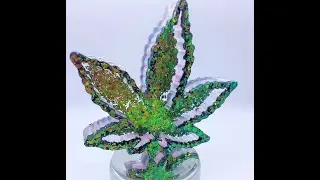 Chameleon Color Shifting Pot/Weed Leaf-Shaped Ashtray or Small Container