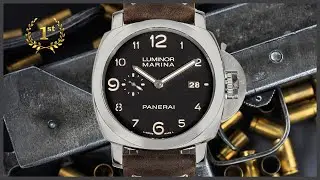 Обзор и продажа часов Officine Panerai Luminor 1950 Marina PAM 00359 в часовом ломбарде Киева!