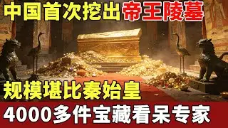 中国首次挖出帝王陵墓，巨型地宫规模堪比秦始皇，4000多件宝藏看呆专家，价值不可估量【探秘】