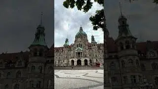 Neues Rathaus Hannover | Breathtaking German Architecture 🇩🇪🏛️ | #Shorts  #germany #hannover