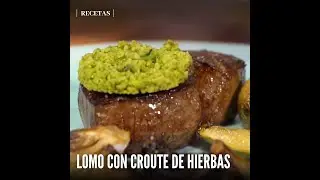 Recetazas: LOMO CON CROUTE DE HIERBAS