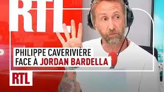 Philippe Caverivière face à Jordan Bardella, président du Rassemblement National