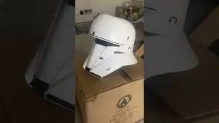 Got my newest Starwars helmet today. The anovos tank trooper helmet #starwars #tanktrooper #helmet