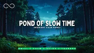 Meditative Piano Music for Sleep & Relaxation 🌟🌟 Forest Pond Ambience 🌛 Therapy Piano