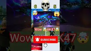 😱 AK47 🔫 vs M60 🔫🤯 free fire OP gan 🤯 #freefire #shortvideo #AK47