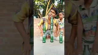 Indian Boy Unbelievable Talent | Open bottle with mouth #Shorts #shorts