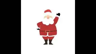 Santa Greeting (Ho! Ho! Ho!) Merry X-Mas