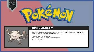 Pok&eacute;mon 056 - Mankey (Pok&eacute;dex Narrated)
